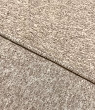 Трикотаж тонкий меланж какао