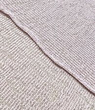 Трикотаж тонкая вязка серебро розовый