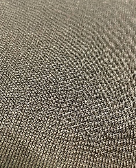 Трикотаж рубчик меланж коричневый